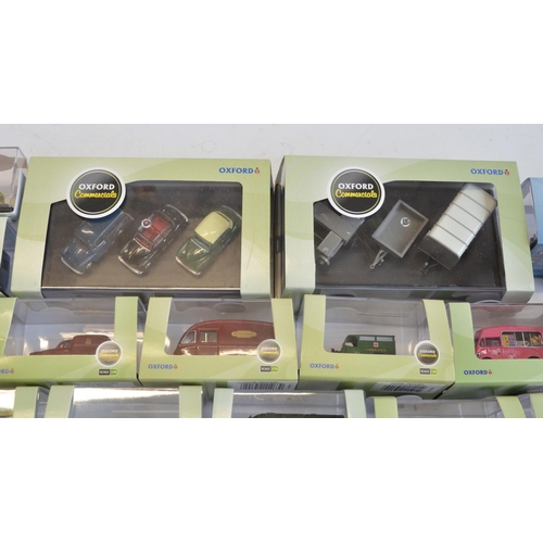 208 - Thirty 1/76 scale OO gauge diecast vehicle models from Oxford Diecast to include Commercial, Haulage... 