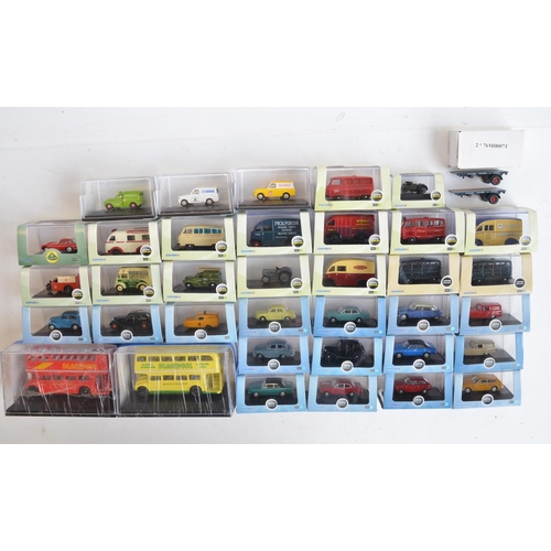 212 - Thirty six boxed 1/76 scale OO gauge diecast vehicle models from Oxford Diecast to include Commercia... 