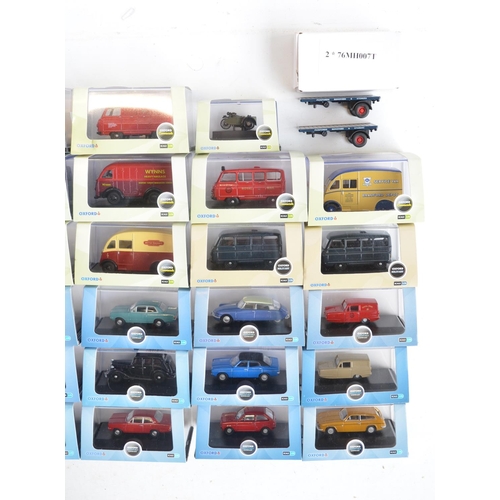 212 - Thirty six boxed 1/76 scale OO gauge diecast vehicle models from Oxford Diecast to include Commercia... 