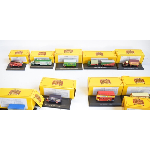 217 - Collection of 1/76 scale OO gauge Circus related diecast model vehicles to include 20 Atlas Editions... 