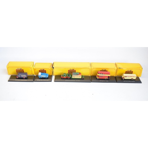 217 - Collection of 1/76 scale OO gauge Circus related diecast model vehicles to include 20 Atlas Editions... 