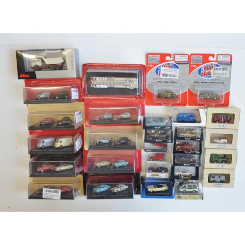 223 - Twenty eight boxed diecast 1/87 scale OO gauge vehicle models from BUB, Brekina, Schuco, Norev, Neo,... 