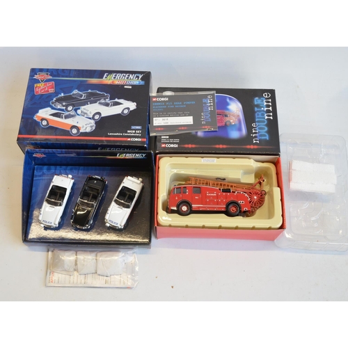 225 - Collection of boxed diecast model vehicles from Corgi, Lledo and Corgi Vanguards 1/43 (Police) to in... 