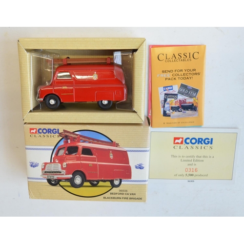 225 - Collection of boxed diecast model vehicles from Corgi, Lledo and Corgi Vanguards 1/43 (Police) to in... 