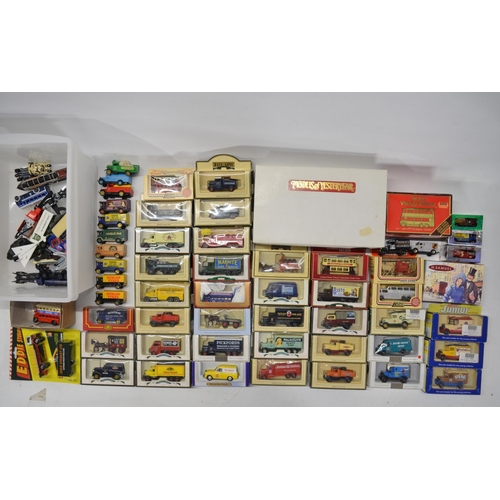 235 - Collection of Lledo, Oxford and Matchbox diecast model vehicles, contents mostly mint/near mint, box... 