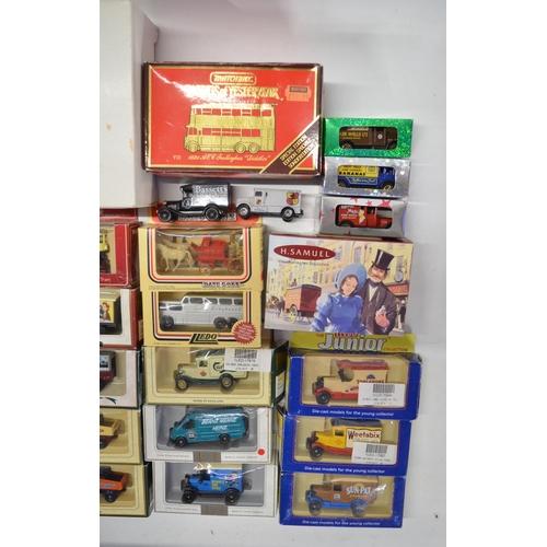 235 - Collection of Lledo, Oxford and Matchbox diecast model vehicles, contents mostly mint/near mint, box... 