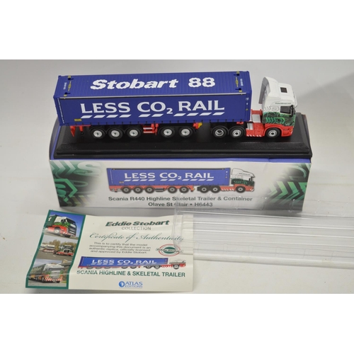 236 - Fourteen boxed diecast model vehicles and plant to include Atlas Editions 1/76 scale Eddie Stobart (... 