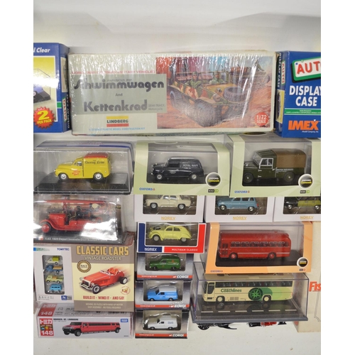 237 - Mixed lot of mostly diecast model vehicles, various manufacturers and scales to include Oxford Dieca... 