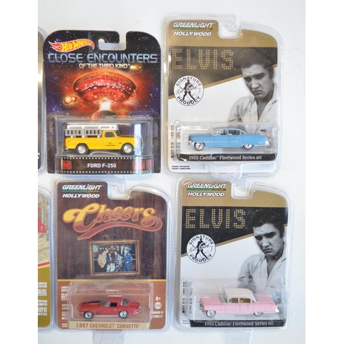 243 - Eleven mostly 1/64 scale factory sealed diecast model vehicles from Greenlight (to include limited e... 