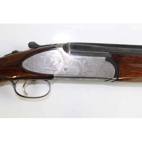 538 - Rizzini Sporter 12 bore o/u Shotgun. Multi choke 1/2 3/4. Barrel length 28ins, length of pull 14ins.... 