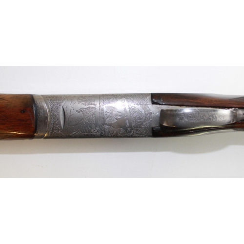 538 - Rizzini Sporter 12 bore o/u Shotgun. Multi choke 1/2 3/4. Barrel length 28ins, length of pull 14ins.... 