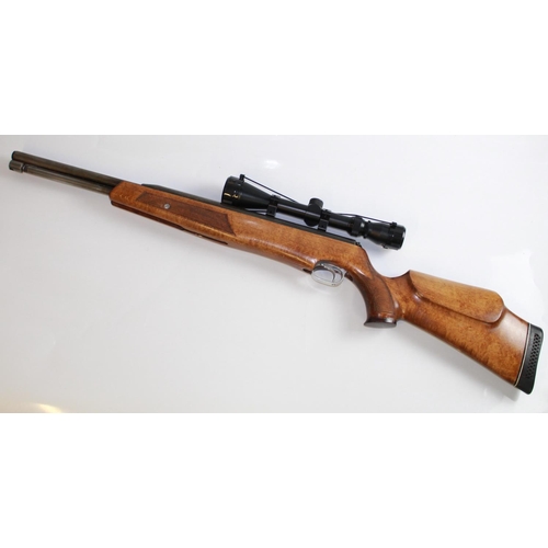 553 - AirArms TX200 .177 under lever Air Rifle. Barrel Length 12.5ins, overall length 39ins. With NIKKO-ST... 