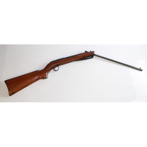 554 - .177 break barrel air rifle, no visible makers name. (possibly cadet) Serial number CC08299. Barrel ... 