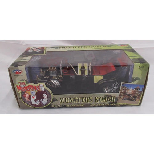 333 - Joy Ride The Munsters - boxed 1:18 scale model, The Munster Koach, appears Mint in Good box with lig... 