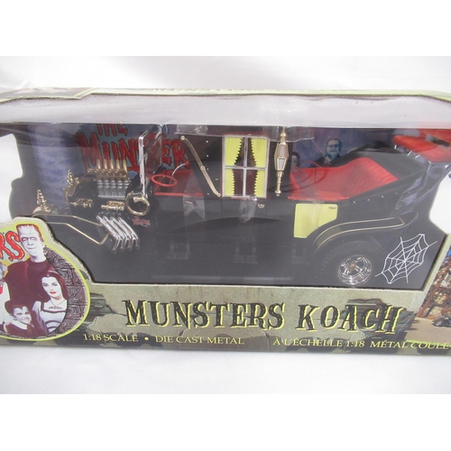 333 - Joy Ride The Munsters - boxed 1:18 scale model, The Munster Koach, appears Mint in Good box with lig... 