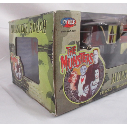 333 - Joy Ride The Munsters - boxed 1:18 scale model, The Munster Koach, appears Mint in Good box with lig... 