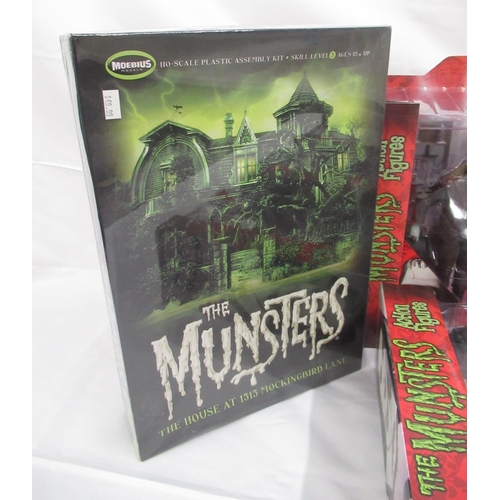 334 - The Munsters - Moebius Models sealed HO-Scale Plastic Assembly Kit 'The House at 1313 Mockingbird La... 