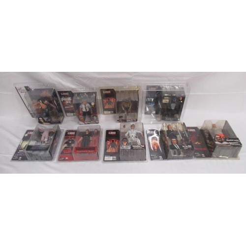 341 - 9 NECA 'Cult Classics' cased action figures from Donnie Darko, The Crow, The Silence of the Lambs, e... 