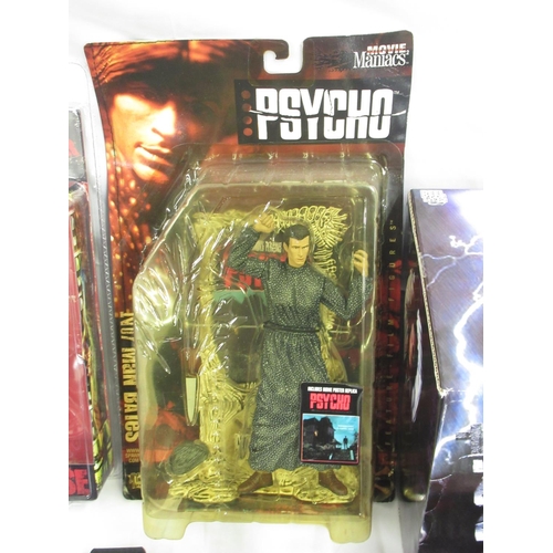 342 - Mixed collection of Horror related figures and action figures all boxed or cased, from NECA, 9POA, F... 