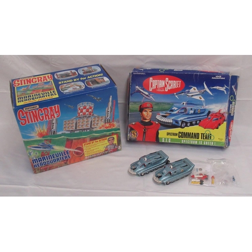 345 - Stingray - Matchbox Marineville Headquarters action playset, in original box appears to be incomplet... 