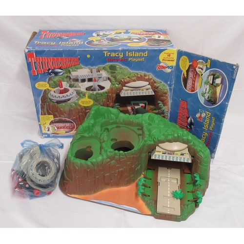 346 - Carlton Vivid Imaginations Thunderbirds Tracy Island Electronic Playset. Contents appear good but un... 