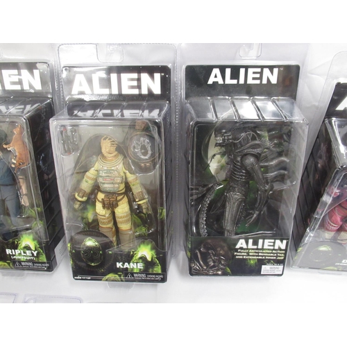 349 - Alien  -  collection of 12 NECA boxed/cased figures from Alien, Aliens and Alien 3, all still sealed... 