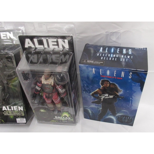 349 - Alien  -  collection of 12 NECA boxed/cased figures from Alien, Aliens and Alien 3, all still sealed... 