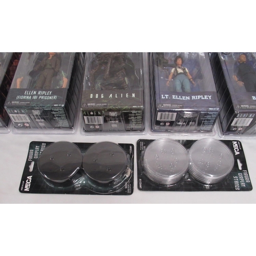 349 - Alien  -  collection of 12 NECA boxed/cased figures from Alien, Aliens and Alien 3, all still sealed... 