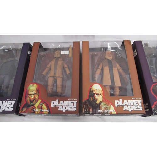 353 - Collection of 7 NECA Planet of the Apes boxed/cased 7