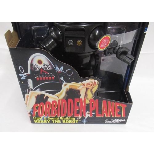 354 - Forbidden Planet Light & Sound Walking Robby the Robot by Goldlok, in original box which is in overa... 