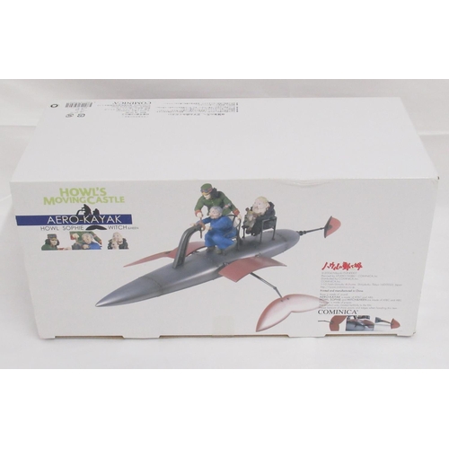 358 - Cominica Howl's Moving Castle Aero-Kayak Howl Sophie Witch & Heen figure, box has been opened but th... 