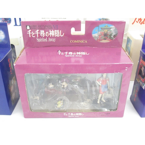 359 - 8 Cominica Studio Ghibli Image Model Collection sets, to inc. Laputa Castle in the Sky, Spirited Awa... 