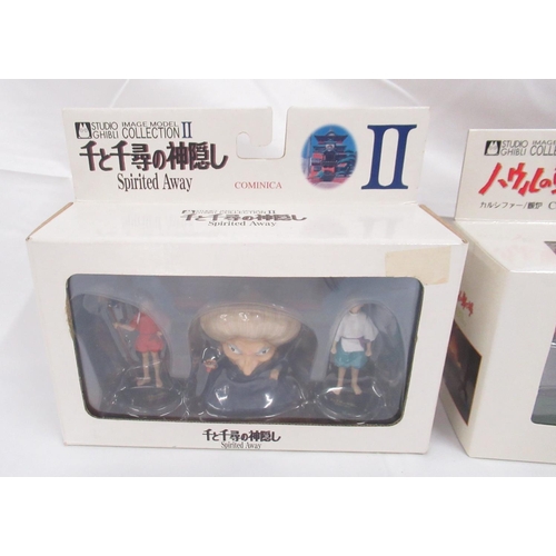 359 - 8 Cominica Studio Ghibli Image Model Collection sets, to inc. Laputa Castle in the Sky, Spirited Awa... 