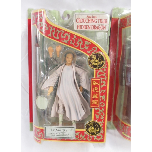 364 - Crouching Tiger Hidden Dragon, Art Asylum 4 cased figure collectables, cases are in overall good con... 