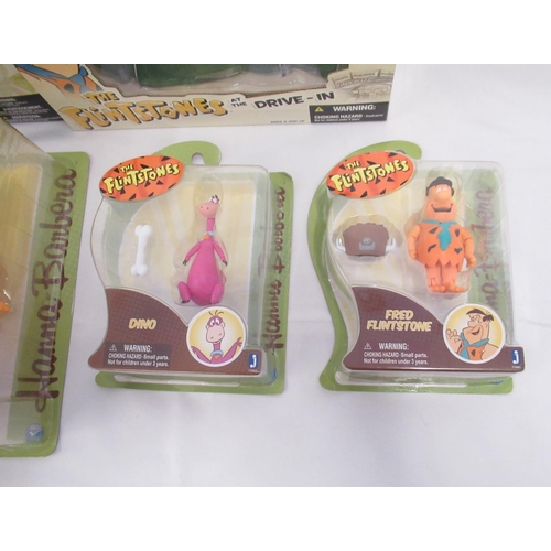 373 - The Flintstones - McFarlane Toys 'The Flintstones at the Drive-In', 'Fred Flintstone in Cruiser', 'F... 