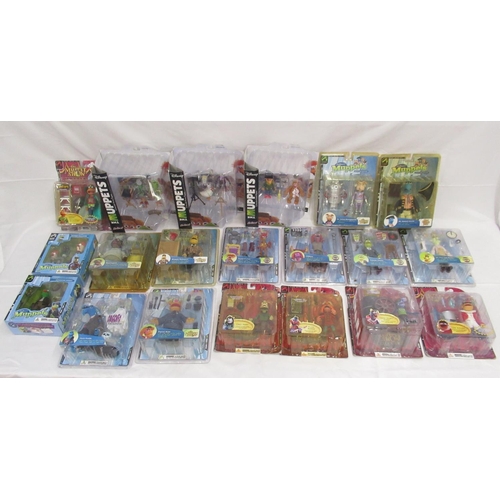 376 - The Muppets - mixed collection of boxed and cased figures from Disney and Palisades, cases/boxes con... 