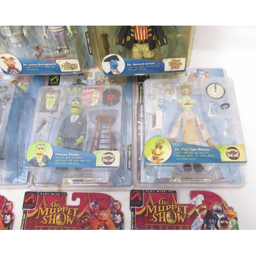 376 - The Muppets - mixed collection of boxed and cased figures from Disney and Palisades, cases/boxes con... 