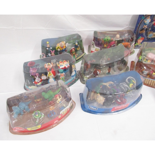 378 - Thirteen Disney Store Figurine sets comprising Toy Story Villains play set, Mickey's Car Wash, The J... 