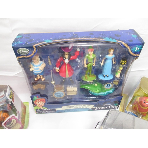 378 - Thirteen Disney Store Figurine sets comprising Toy Story Villains play set, Mickey's Car Wash, The J... 