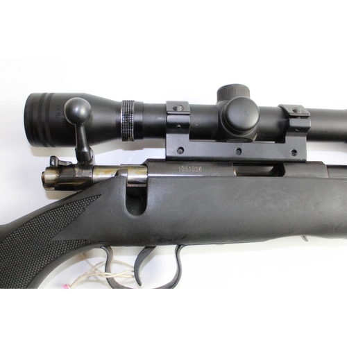 573 - Puma Bolt Action 22cal Rifle with Sport HD scope and Wildcat Moderator. Serial number1051026. Puma 2... 