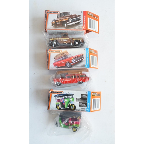 251 - Forty one boxed Matchbox vehicles, mostly blister pack models and mostly from the MBX Explorers rang... 