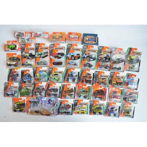 251 - Forty one boxed Matchbox vehicles, mostly blister pack models and mostly from the MBX Explorers rang... 