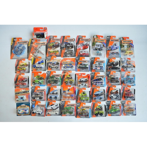 252 - Forty one boxed Matchbox vehicles, mostly blister pack models and mostly from the MBX Rescue and Adv... 