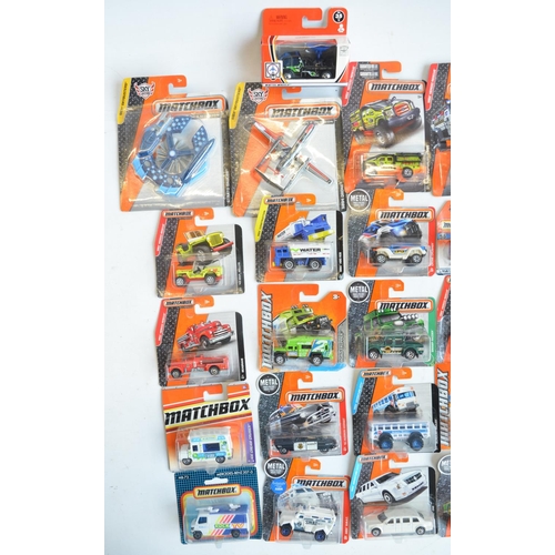 252 - Forty one boxed Matchbox vehicles, mostly blister pack models and mostly from the MBX Rescue and Adv... 