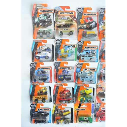 253 - Forty boxed factory sealed Matchbox blister pack vehicles, mostly from the MBX Adventure City and Re... 