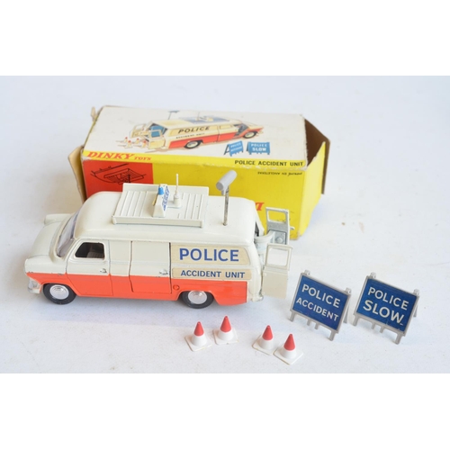 256 - Collection of vintage mostly diecast model vehicles to include boxed Dinky 287 Police Accident Unit ... 