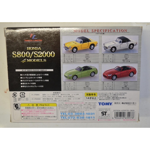 265 - Nineteen boxed small scale diecast model cars/car sets from Takara Tomy, all Japanese imports to inc... 