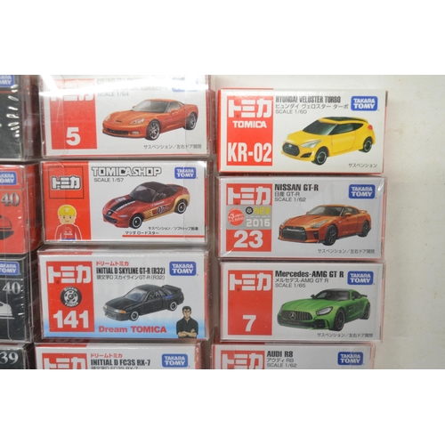 268 - Thirty boxed small scale diecast model sports cars from Takara Tomy, all Japanese imports to include... 