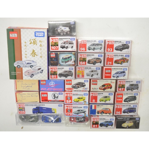 269 - Thirty boxed small scale diecast model vehicles/sets from Takara Tomy, all Japanese imports to inclu... 