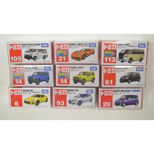 270 - Thirty boxed diecast small scale models from Takara Tomy, all Japanese imports to include an event m... 